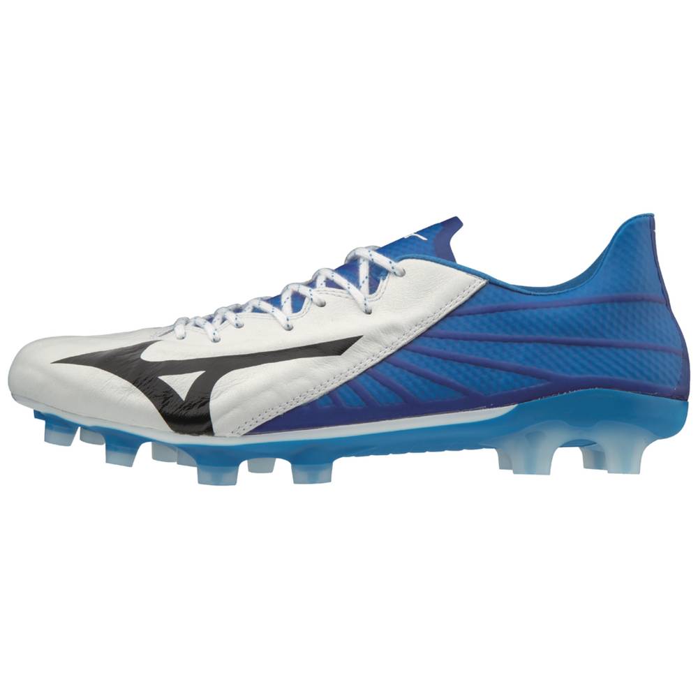 Tacos de Futbol Mizuno Rebula III Japan Para Hombre Blancos/Azules 7169203-ED